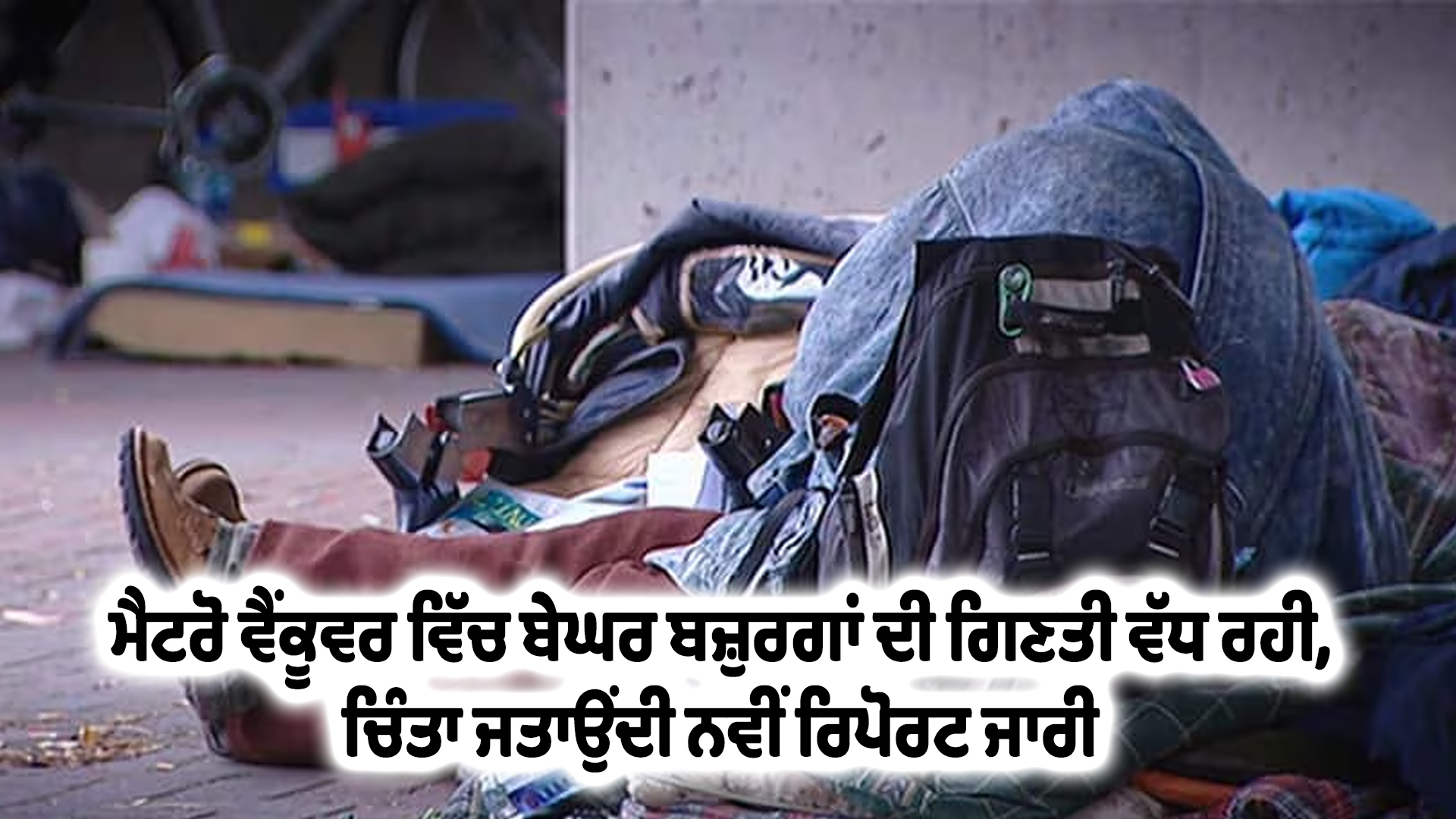 ਮੈਟਰੋ ਵੈਂਕੂਵਰ ਵਿੱਚ ਬੇਘਰ ਬਜ਼ੁਰਗਾਂ ਦੀ ਗਿਣਤੀ ਵੱਧ ਰਹੀ, ਚਿੰਤਾ ਜਤਾਉਂਦੀ ਨਵੀਂ ਰਿਪੋਰਟ ਜਾਰੀ