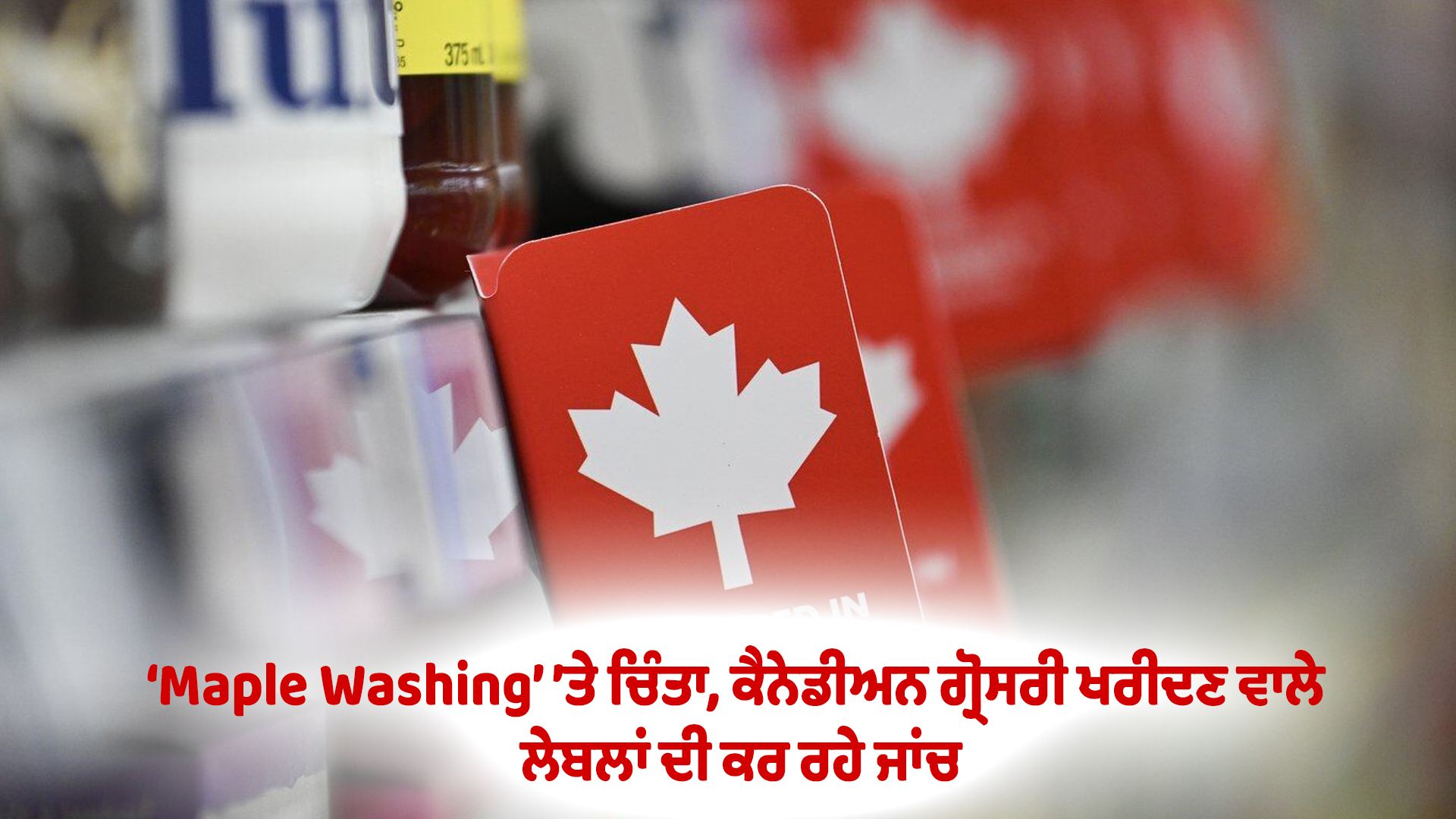 ‘Maple Washing’ ’ਤੇ ਚਿੰਤਾ, ਕੈਨੇਡੀਅਨ ਗ੍ਰੋਸਰੀ ਖਰੀਦਣ ਵਾਲੇ ਲੇਬਲਾਂ ਦੀ ਕਰ ਰਹੇ ਜਾਂਚ